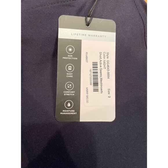 Tail, white label,  Women's Side Insert 11'' Golf Shorts 2 navy - Picture 9 of 9